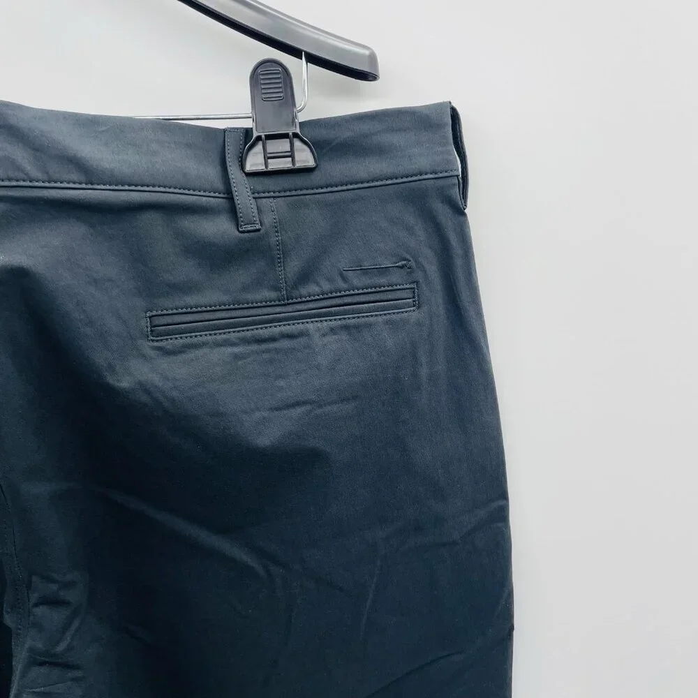 J Crew Mens Size 38W x 32L 770 Straight Fit Slim Tech Pants in‎ Black AW006 $98